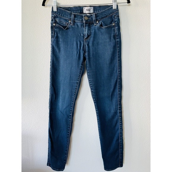 Paige Jeans Women's Verdugo Ankle Cropped Skinny Stretch Jeans, Size 26 - Picture 2 of 10